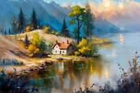 Landscape Painting References Photo  438