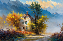 Landscape Painting References Photo  439