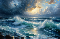 Seascape Painting References Photo 11