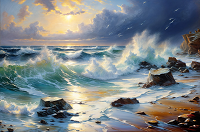 Seascape Painting References Photo 131