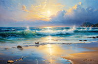 Seascape Painting References Photo 198