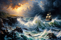 Seascape Painting References Photo 215