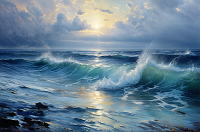 Seascape Painting References Photo 230