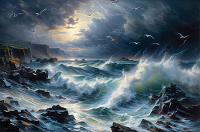 Seascape Painting References Photo 23