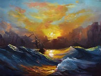 Seascape Painting References Photo 265