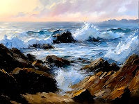 Seascape Painting References Photo 373