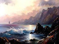 Seascape Painting References Photo 375