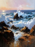 Seascape Painting References Photo 379