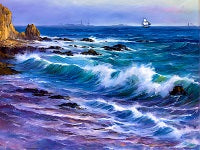 Seascape Painting References Photo 436