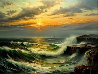 Seascape Painting References Photo 438