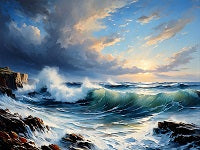 Seascape Painting References Photo 439