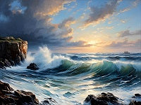 Seascape Painting References Photo 440