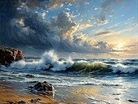 Seascape Painting References Photo 443