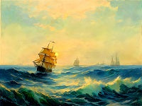 Seascape Painting References Photo 472