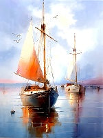 Seascape Painting References Photo 537