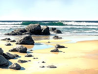 Seascape Painting References Photo 558