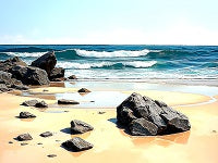 Seascape Painting References Photo 559