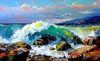 Seascape Painting References Photo 573