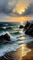 Seascape Painting References Photo 585