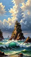Seascape Painting References Photo 589