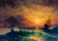 Seascape Painting References Photo 652