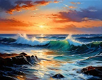 Seascape Painting References Photo 658